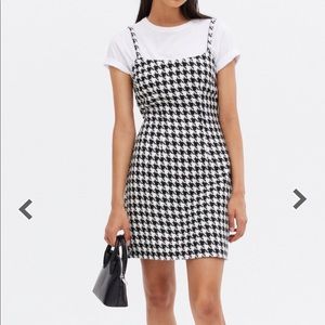 Dogtooth Mini Dress from New Look